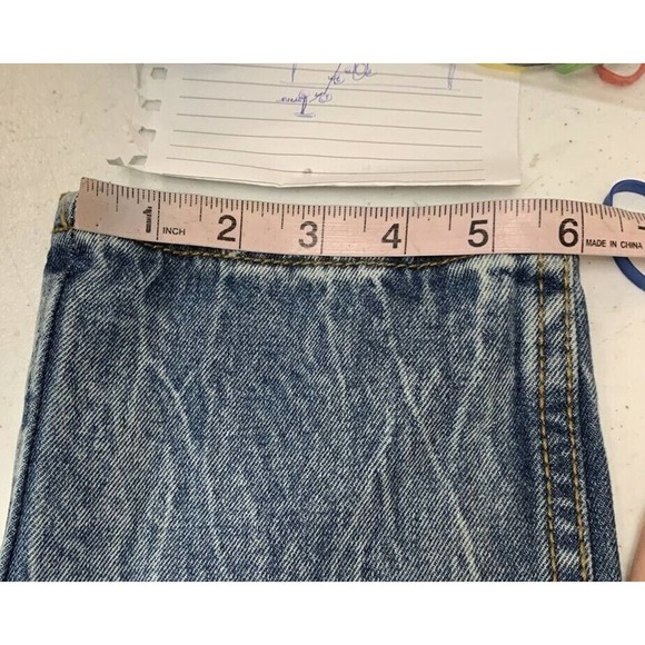 The Heritage By America 1776 Ripped Distressed Denim Jeans Size 34x33 FS Charity - Picture 11 of 12